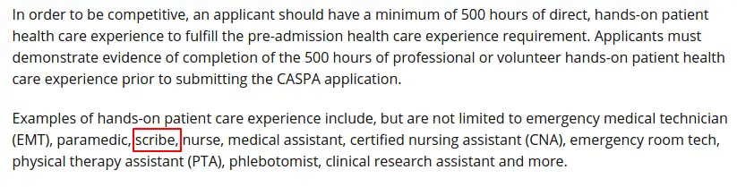 UT San Antonio physician assistant page